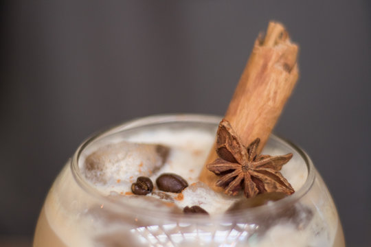 Close up de carajillo 