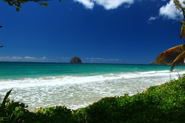 rocher du diamant en martinique