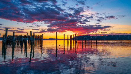 Tacoma Narrows Sunset