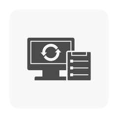 computer testing icon