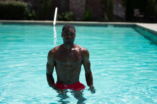Man in Pool