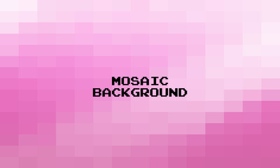Abstract Pink Grid Mosaic Background, Modern abstract illustration with triangles. Creative Design Polygonal Template mosaic with squares.