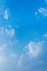 Beautiful sky, clear colors, a little cloudy.