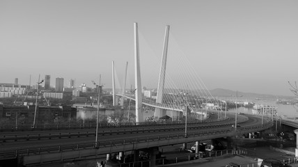 Fototapeta na wymiar Vladivostok bridge