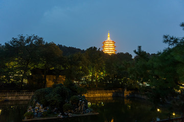 Leifeng Pagoda, Hangzhou, Zhejiang China