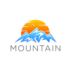 mountain logo design
