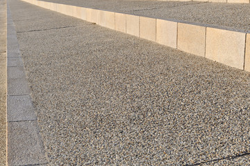 海水浴場の階段