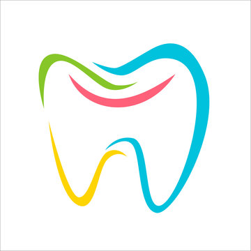 dental creative tooth logo vector template