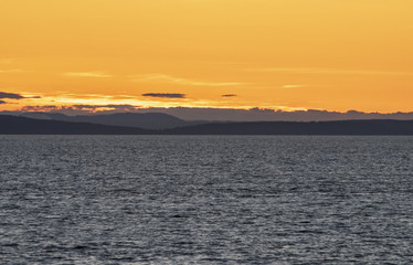 Fototapeta premium sunset at sea