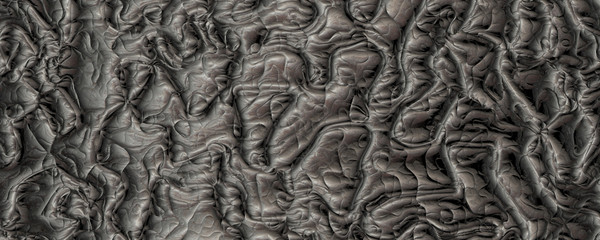 Wavy gray sofa leather background