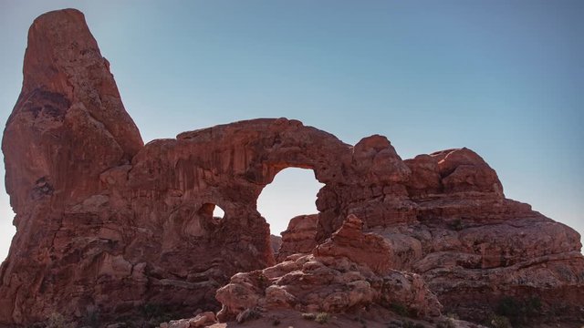 Arches National Park Turret Arch Time Lapse Utah USA