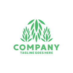 Leaf Symbol Logo For Companies In Agriculture And In Health