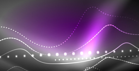 Neon lines shiny glowing background