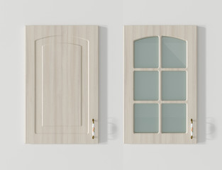Door for kitchen cabinets white wood