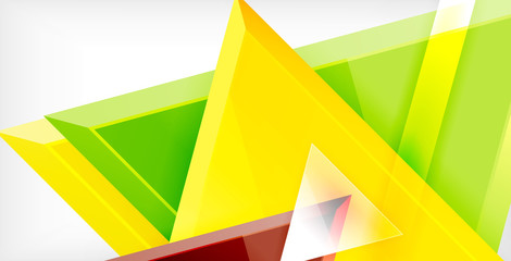 3d triangular vector minimal abstract background design, abstract poster geometric design