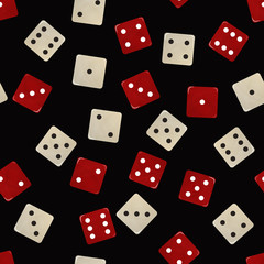 White and white dice.