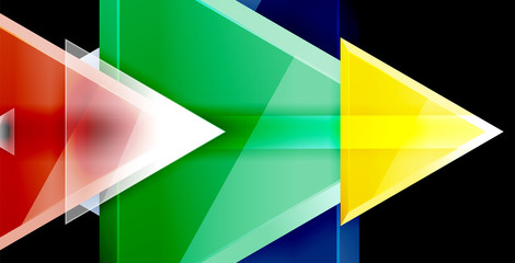 3d triangular vector minimal abstract background design, abstract poster geometric design