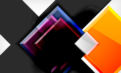 Colorful square and rectangle blocks background