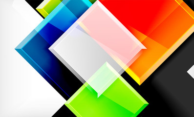 Colorful square and rectangle blocks background