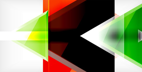 Triangle abstract background