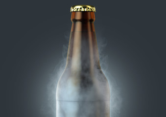 Beer Bottle With Condensation