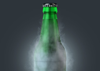 Beer Bottle With Condensation