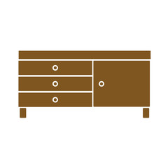 Drawer furniture outline icon