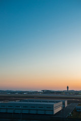 Fototapeta na wymiar 朝の仁川国際空港