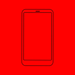 Smartphone vector icon
