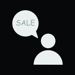 Person sale icon
