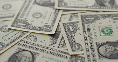 Stack of USD banknote