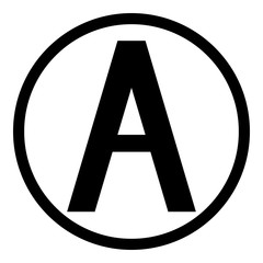 Dry cleaning with any solution Clothes care symbols Washing concept Laundry sign icon black color vector illustration flat style image