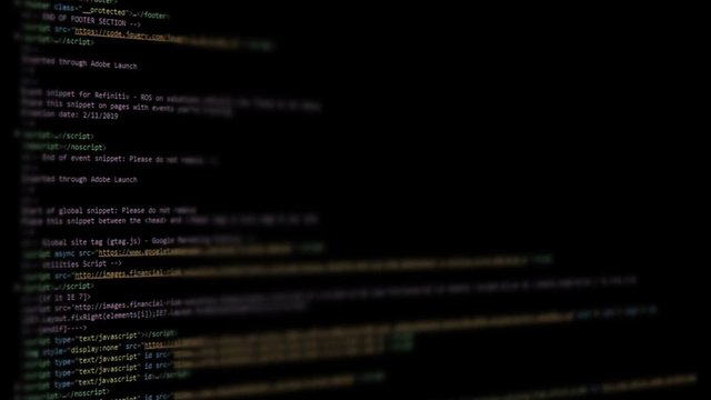 Html, Programming, Scrolling Text On The Monitor Screen