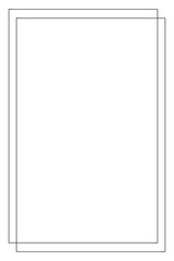 frame Icon isolated vector