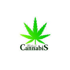 medical cannabis logo icon