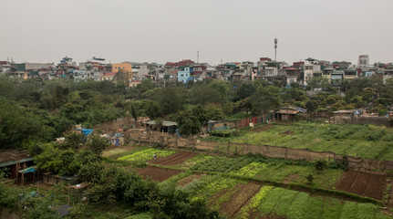 Fototapeta na wymiar Hanoi suburbs, Vietnam