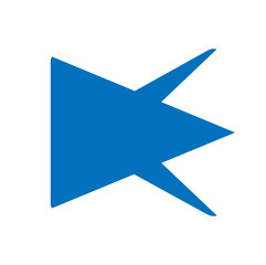 abstract triangle shape icon