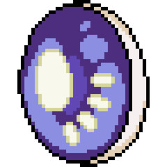 vector pixel art anime eye