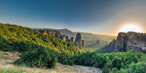 Obraz premium Rousanou Monastery in Meteora, Greece