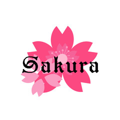 Obraz premium sakura flower icon