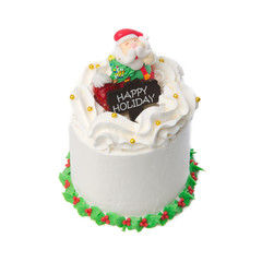 cake or christmas cakes on a background.