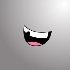 mouth cartoon icon