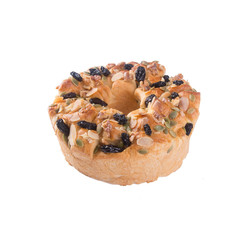 cake or Ice cream birthday cake on a background.