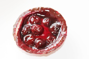 Delicious cherry curd cake