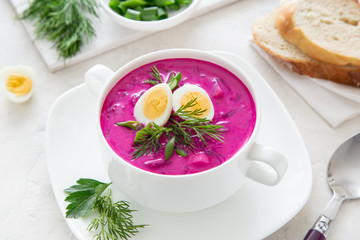 cold beetroot soup