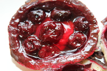 Delicious cherry curd cake
