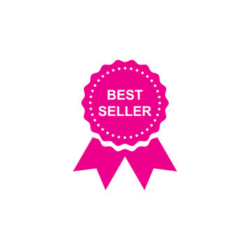 best seller icon vector