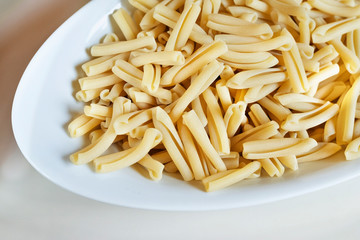 Dried pasta casarecce