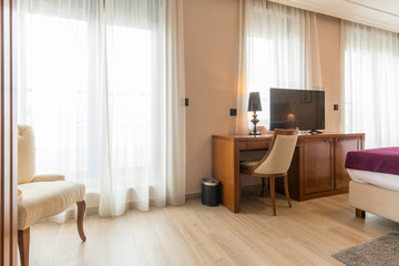 Hotel room interior
