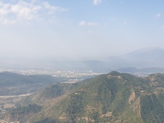 Dehradun view from Maldevta to Satyun Road Tehri, Uttarakhand India.